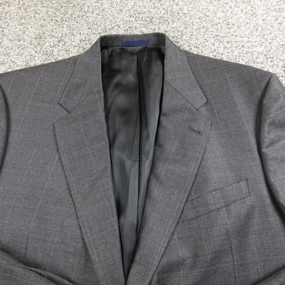 Daniel Cremieux Blazer Mens 46R Gray‎ Loro Piana Wool Sport Coat Suit Jacket USA